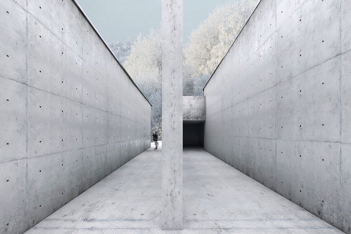 Entrance To The Chichu Art Museum