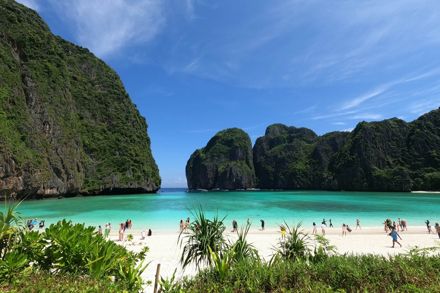 Maya Beach Is A Famous Destination In Thailand