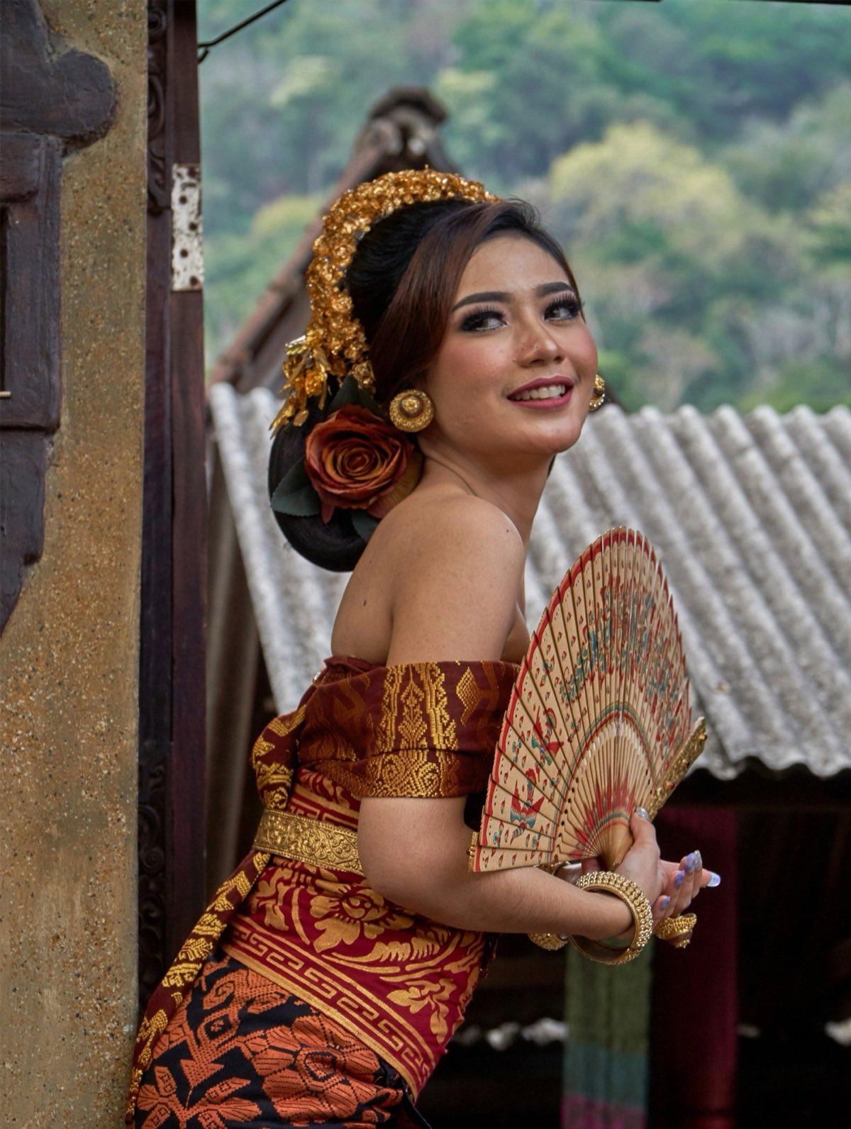 Tenganan Pegeringsingan Village Unnamed Road