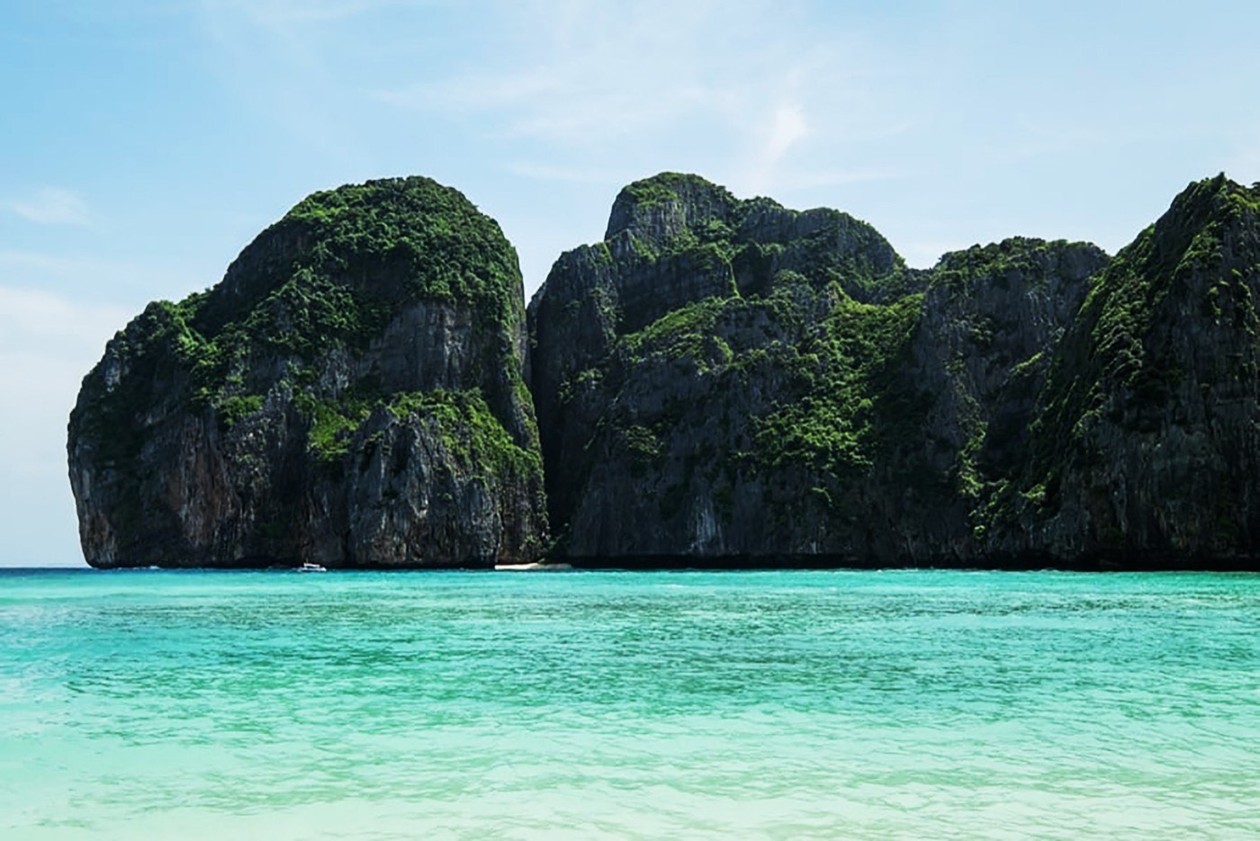 The Dramatic Limestone Cliffs Of Koh Phi Phi Leh Island