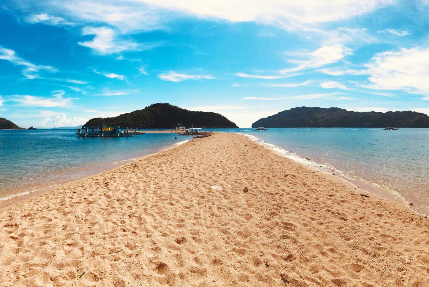 Tranquil Beach With Clear Waters In Bantayan